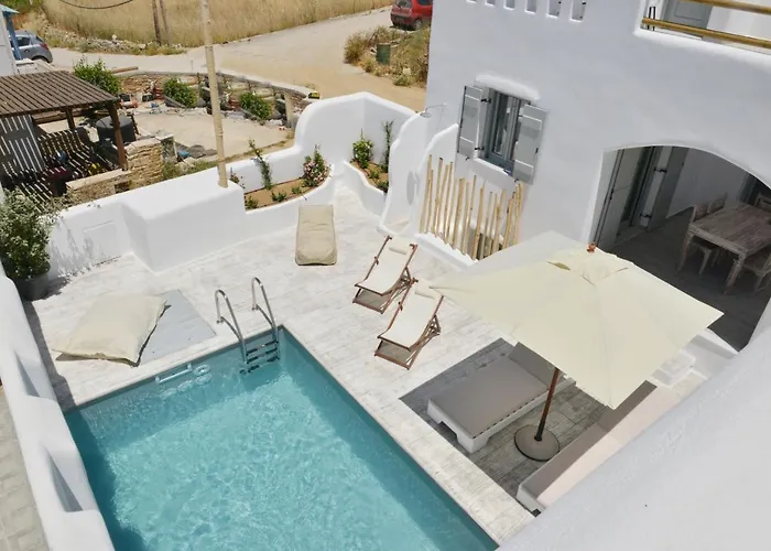 Naxian Album Kaliope With Private Pool, Glinado Naxos, By Naxosvibe Villa Glinado Naxos